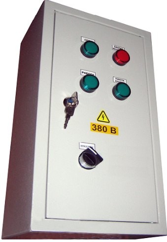 Щит управления противопожарным вентилятором и клапаном AIRS ЩУВК-П-380-0,55
