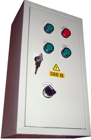 Щит управления противопожарным вентилятором и клапаном AIRS ЩУВК-П-380-2,2