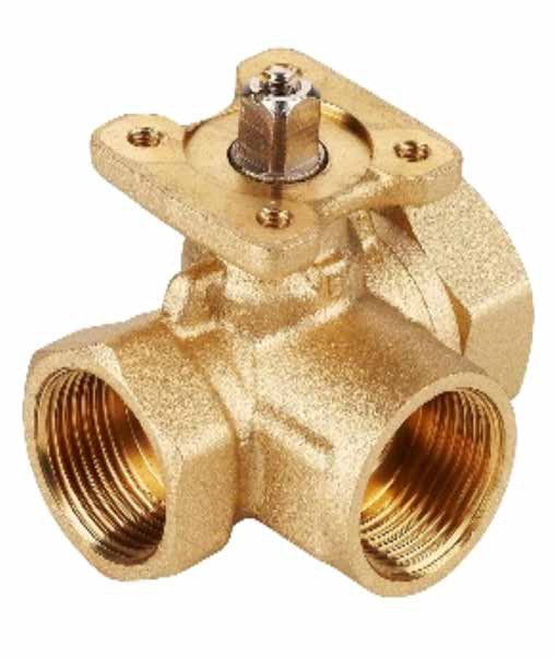 Трёхходовые шаровые клапаны DACV