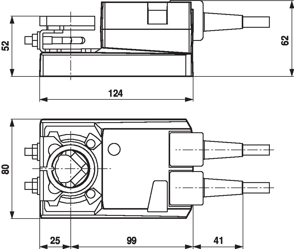 Электропривод Belimo NM24AP5 (10 Н·м)