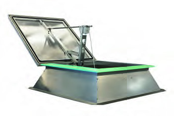 Дымовой люк КЛАПАР с наклонным основанием