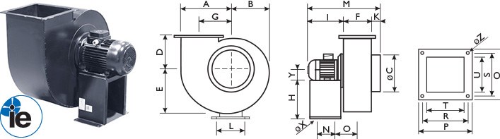 Центробежные вентиляторы O.ERRE CS