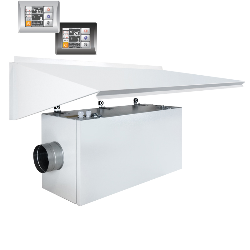 Приточная установка ФЬОРДИ ВПУ (У)-800/12 кВт/3-GTC (380В)