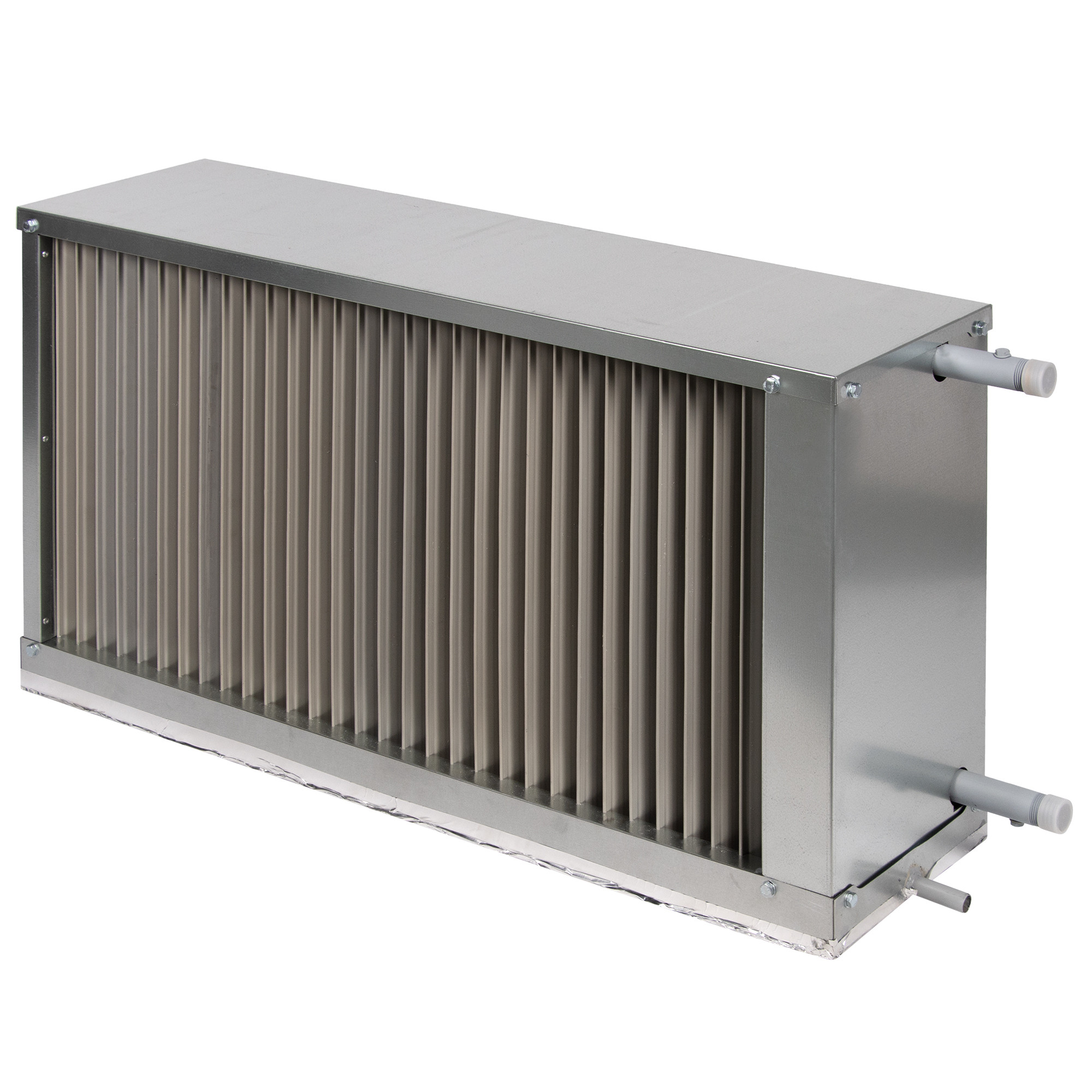 Охладитель водяной для прямоугольных каналов SHUFT WHR-W 500x250-4