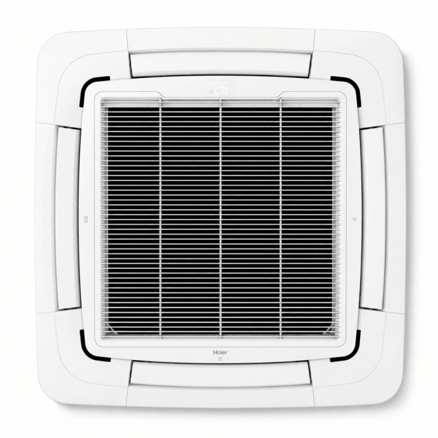 Кассетная сплит-система Haier On-Off AB140F2LR1FA / 1U140F2LC1FB с панелью PB-950QB Кассетная сплит-система Haier On-Off AB140F2LR1FA / 1U140F2LC1FB с панелью PB-950QB